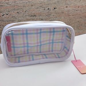 Stoney Clover Lane x Target Gingham White Pouch NWT
